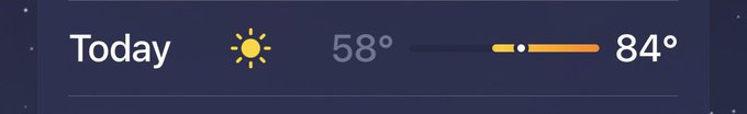 It&rsquo;s JANUARY and today&rsquo;s high was 84&deg;. Unbelievable. https://t.co/YHVWNRuIwQ<a href="/tag/acotar"class="tags"><span>#acotar</span></a>