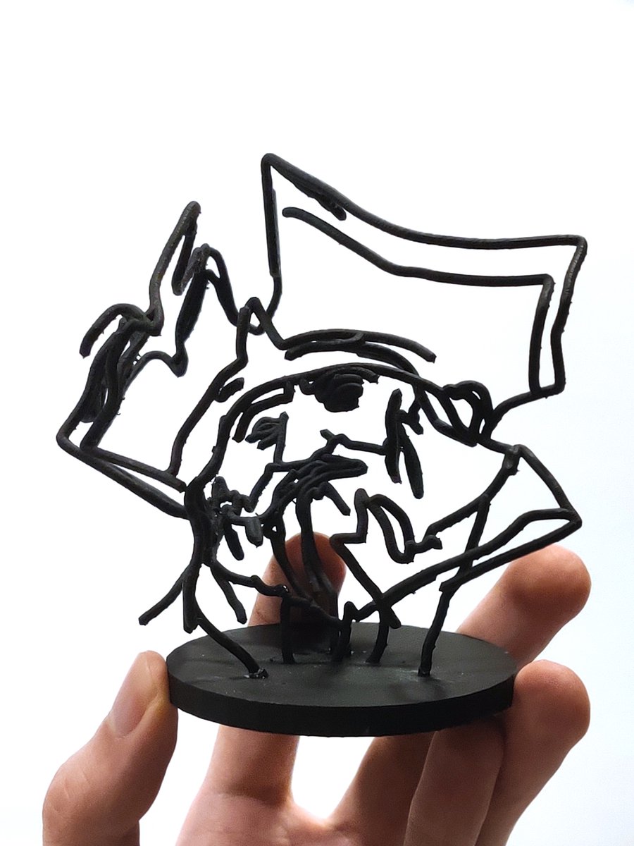 jannickinspired's tweet photo. Which side do you choose? I've created an anamorphic trinket which either represents the athena / reaper faction depending on from which side you look at it. (1/3)
#BeMorePirate #SeaOfThieves @SeaOfThieves https://t.co/E2xig6ITrL