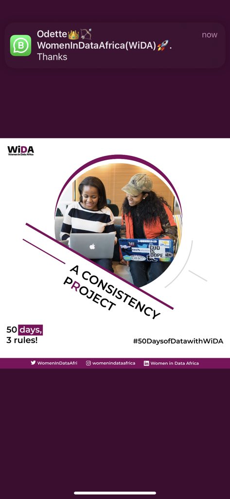MgbakoGabriella's tweet photo. Day 2
Today I learnt how to carry out advance filtering using In ,Or and Not,using wildcards and it’s downside, math operators and aggregate functions, and grouping data.
@WomenInDataAfri
#50daysofdatawithwida
#50daysofconsistency https://t.co/1qKlLVRwON