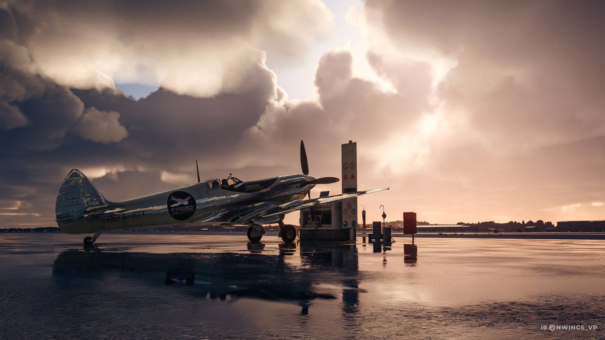 IronWings_VP's tweet photo. G-IRTY World Tour pt.3
Refueling at Lossiemouth AB [EGQS] and heading to Vágar Airport [EKVG]
Goodbye UK, hello Faroe Islands👋
#MicrosoftFlightSimulator #MSFS #Aviation #AvGeek #Spitfire #GIRTY #virtualphotography #xbox #XboxSeriesX https://t.co/vv9jINKyGx