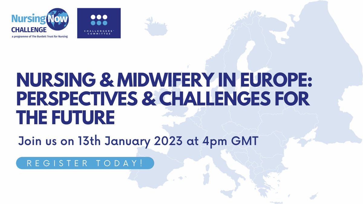 NursingNow2020's tweet photo. This Friday the @EuropeanNNCC is discussing #Nursing &amp; #Midwifery in #Europe: perspectives &amp; challenges.

@dejuan_andres + @florianapinto89 will run the webinar, thread below for all speakers
Register here: https://t.co/zhJDeQFLit

#Leadership #Nurses2023 #Midwives2023 https://t.co/Jaj9gcEsGv
