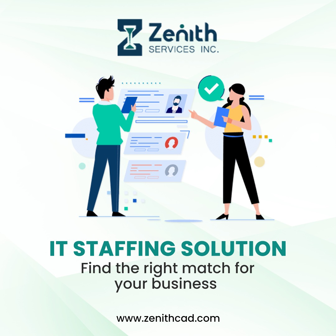 Zenith Services provides IT staffing solutions tailored to your evolving needs.

zenithcad.com

#zenithservicesinc #itstaffing #staffing #itstaffingsolution #staffingsolution #jobs #career #data #dataanalytics #itconsultingservices #itconsulting #consulting #itservices