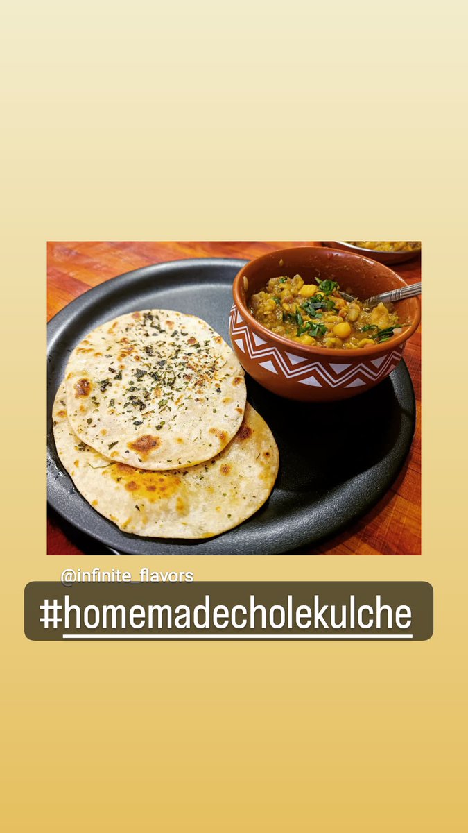 Chefs don't need to dine out!
#cholekulche