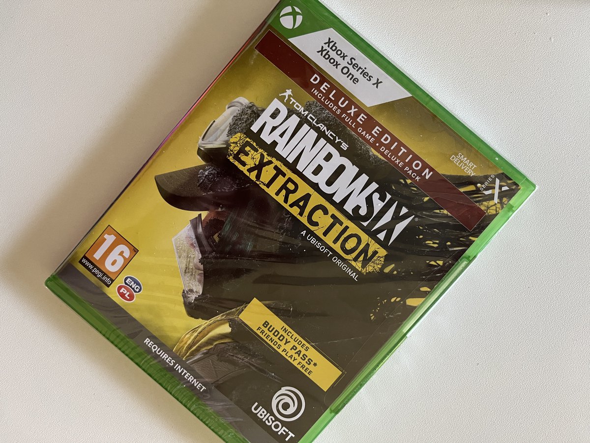 ArturJanczak's tweet image. Za 30PLN+ wydało się opłacalne 😁 Pewnie z @podryban kiedyś zagram 😎 #rainbowsixextraction #xbox