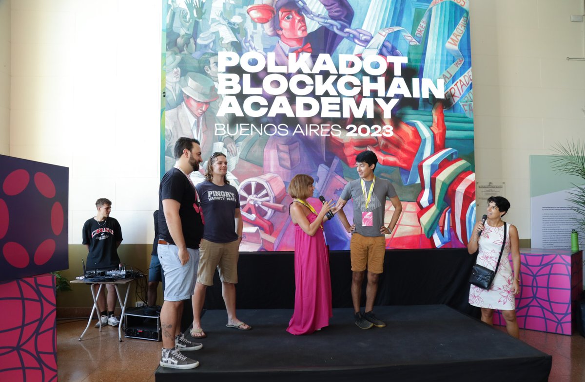 Polkadot's tweet photo. The Polkadot Blockchain Academy is in full swing! During the next four weeks, the University of Buenos Aires, @IALAB1, will host the second wave of Polkadot's flagship educational course to equip engineers with all the necessary knowledge for building a better web. https://t.co/9h1aWTadQr