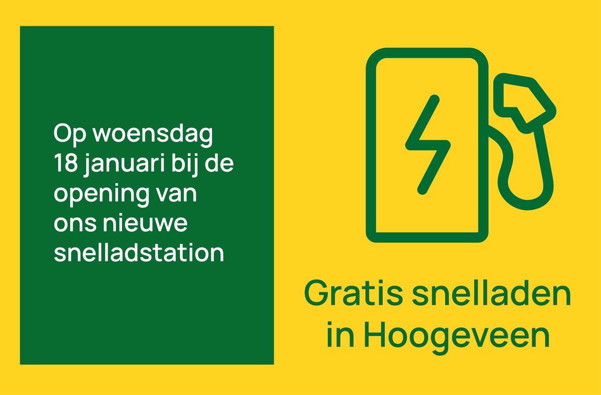 Leap24eu's tweet photo. Het volgende #snellaadstation gaat ter hoogte van Meester Cramerweg 7 in @GemHoogeveen gauw open! Ben je erbij? Laat het ons weten, en we laden niet alleen je auto gratis op, maar ook jezelf :)! 

https://t.co/9o3tXoWV7L https://t.co/PLbOZPEkHE