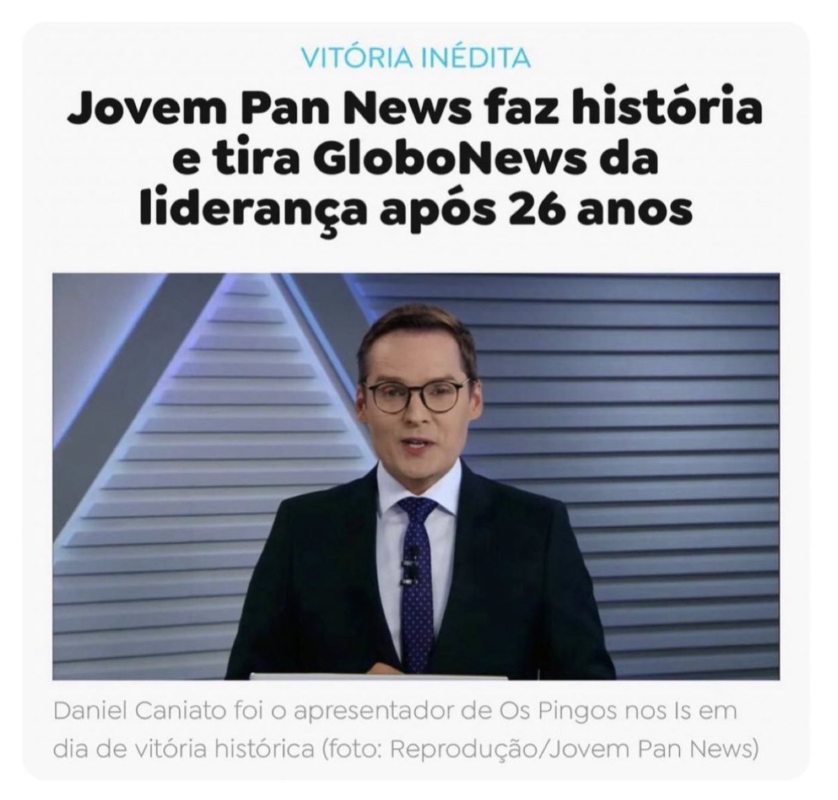 mcbohm's tweet photo. Entendeu porquê tanta pressão para acabar "democraticamente" com a Jovem Pan? https://t.co/0waJkm3di2