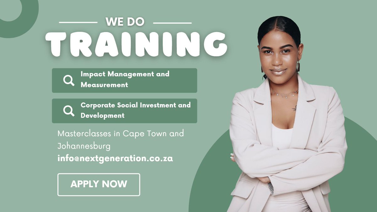 A new year and a new opportunity to enhance your career and create more #impact.  Join us in 2023 with our new masterclasses focusing on #corporatesocialinvestment and #impactmanagement. 
#impactstrategy #impactmeasurement <a href="/Reana_Rossouw/">Reana Rossouw</a>