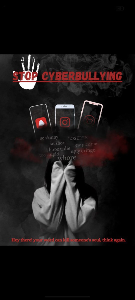reandhara's tweet photo. STOP CYBERBULLYING!

Cyberbullying is an infamous type of bullying which often took place behind the scene. 

Why do you think this happens? 

Let us know your thought below ✨

#digitalcitizenshipprojectikumy https://t.co/NdbVvRCOSa