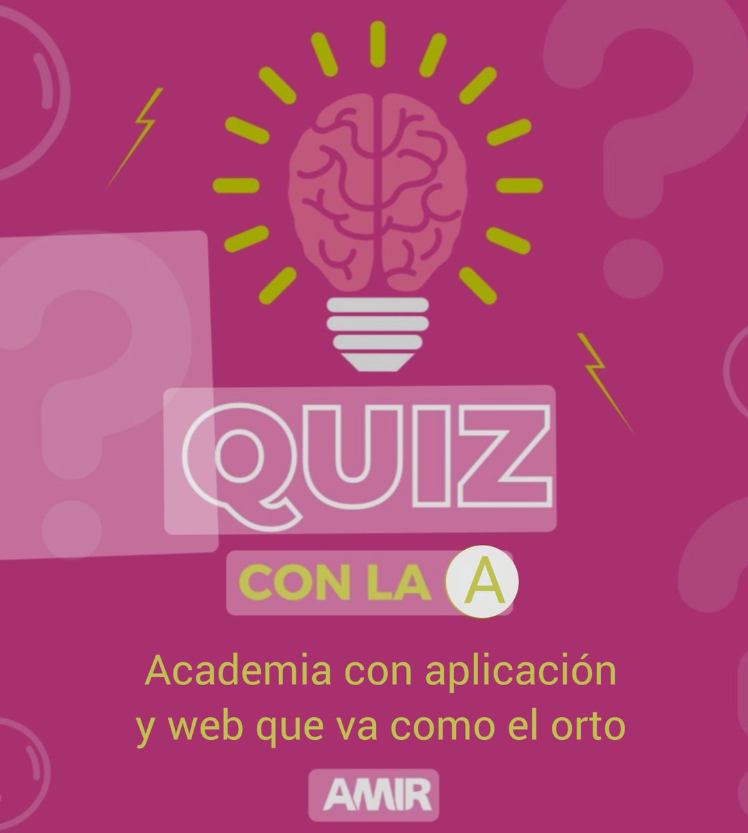 TalaveraFermin's tweet photo. Vamos con la pregunta de esta semana #AMIRQuizzzzz https://t.co/N8mxxuGCbi