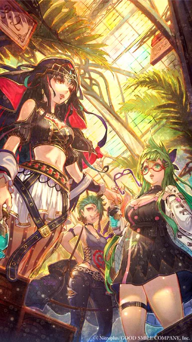【告知】ニトロプラス様の「咲うアルスノトリア」にて、イスメルのキャラデザイン、立ち絵、シジルイラストなどを描かせて頂きました!(掲載許可済み) 