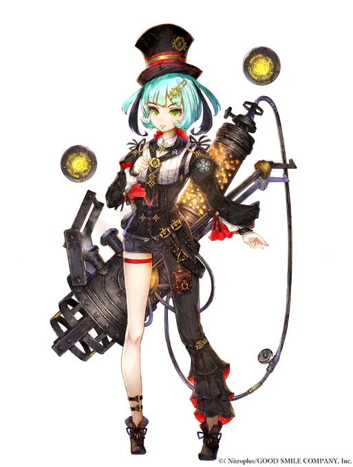 【告知】ニトロプラス様の「咲うアルスノトリア」にて、イスメルのキャラデザイン、立ち絵、シジルイラストなどを描かせて頂きました!(掲載許可済み) 
