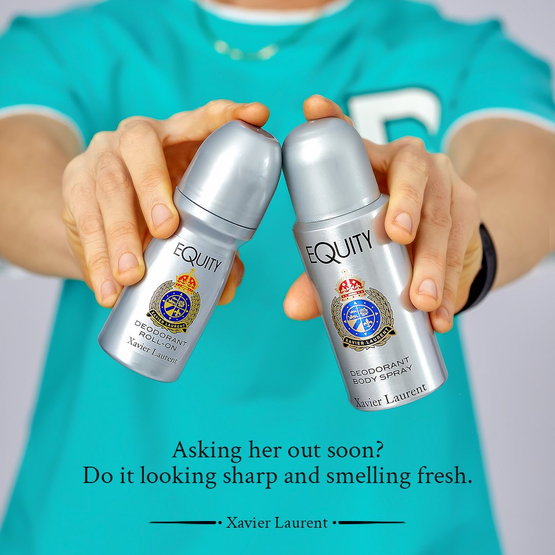 Xavierlaurent_'s tweet photo. Smell may be one way of checking out who's a good bet and who's not.
Bring on your A-game with the Equity spray.

Drop us a comment if you're an Equity Fan😊

#xavierlaurent https://t.co/66eY9lFHZK
