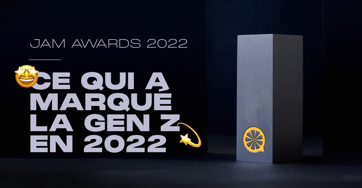 Le recap de l'année 2022 par la Gen Z

on lance cette année 2023 avec la sortie de la 4ème édition des Jam Awards ⭐️

Lumières tamisées, Jam s’est remis dans sa bulle, le temps de faire le bilan de l’année 2022.

Un classement avec quelques surprises 🤫
bit.ly/JamAwards2022