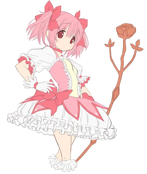 落書きのつもりが全然終わらないので一旦諦めたれつまる版まどか 