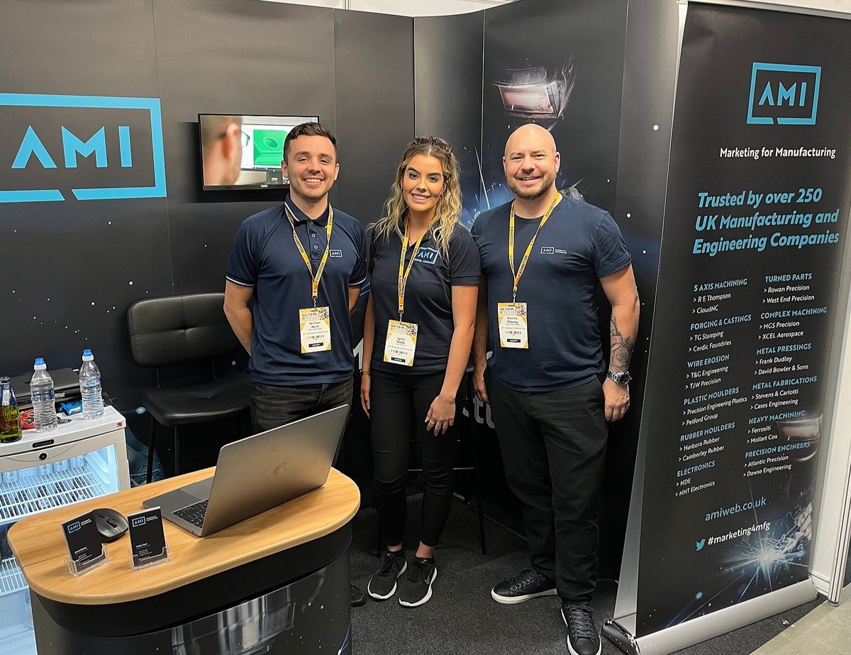 We're excited to announce that this terrific trio will be exhibiting at @Industry_co_uk!

📅 7th-9th Feb
✈️ Farnborough International Exhibition Centre
📍 Stand E205

Do pop over for a chat (the AMI fridge is always full 😏)

#Southern23 #UKmfg #Manufacturing #Electronics