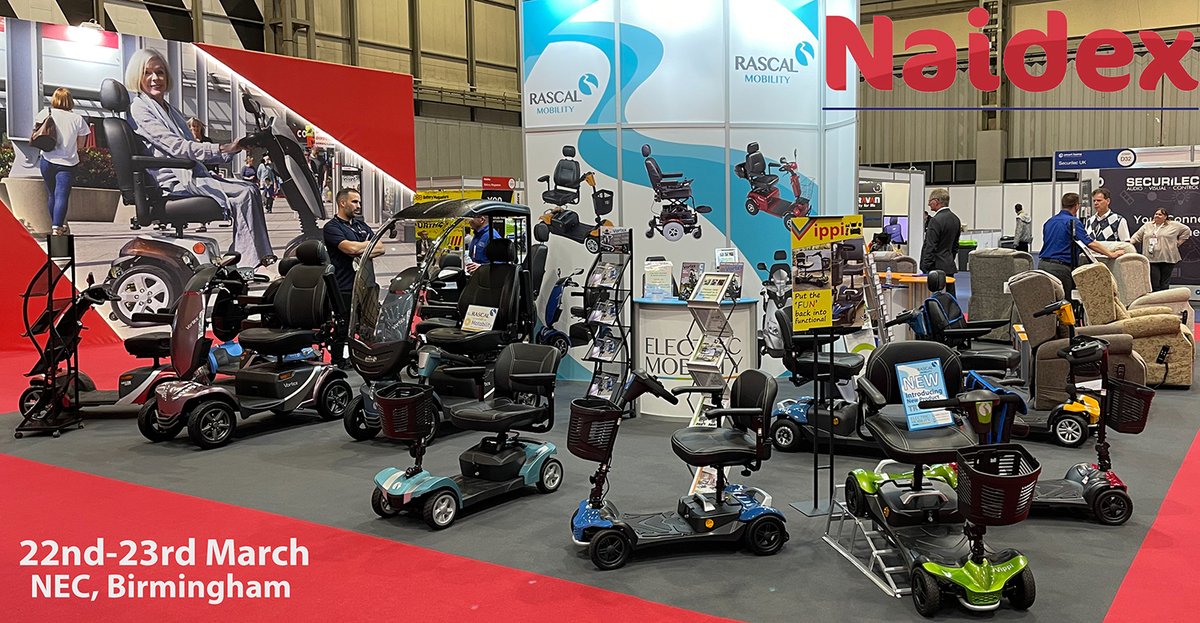 Electric Mobility will be demonstrating a wide variety of Rascal scooters &amp; powerchairs alongside Cosi Chair Riser Recliners. Everybody is welcome so why not attend to experience our fabulous range of Rascal scooters &amp; powerchairs.