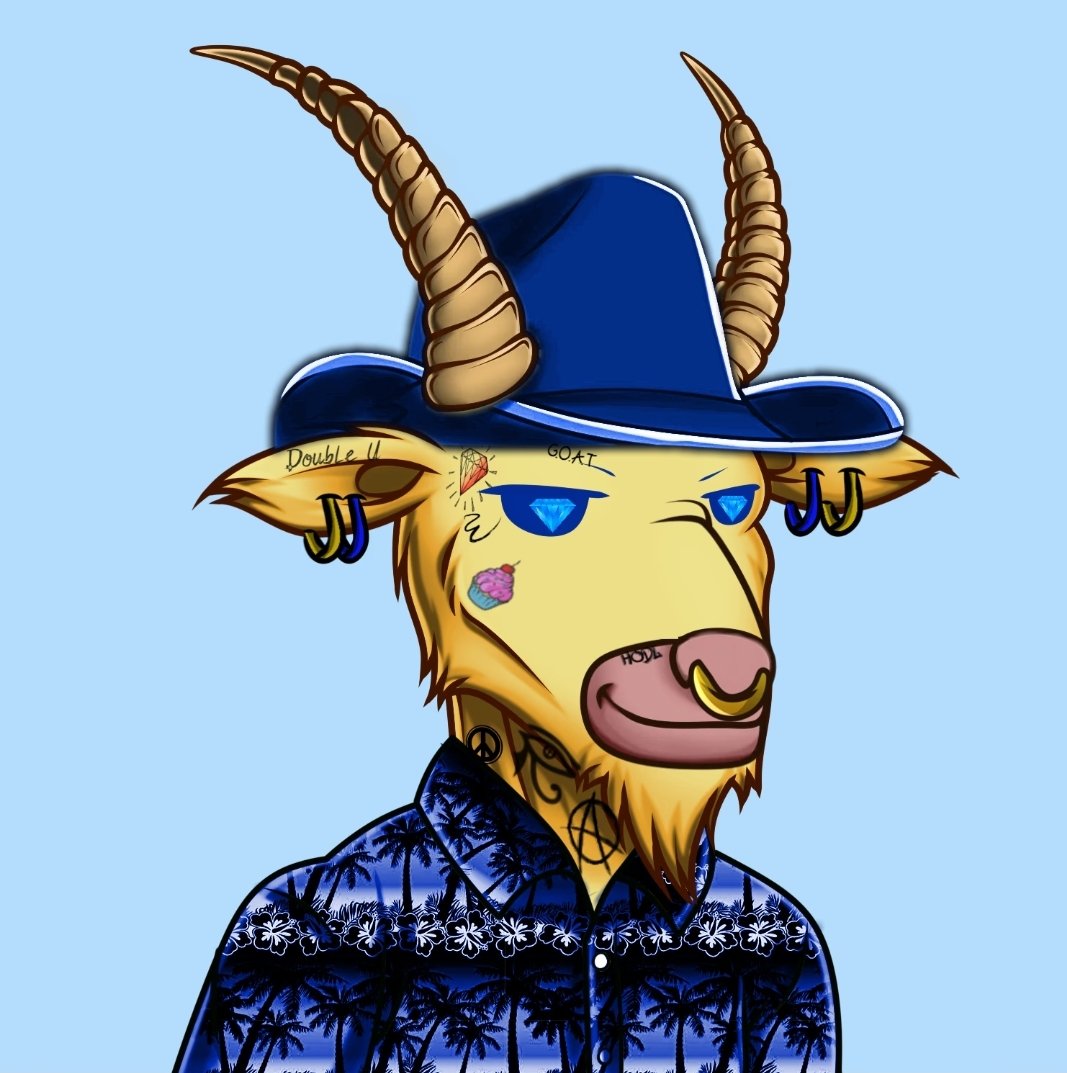 TaptrickD's tweet photo. Our Phase 1 Genesis Male Goats NFT drop is now live and available for just .03 ETH. Don't miss out: https://t.co/x5mUPWOztT
#goatopia #gmoc #digitalcollectibles
@armyofgoatsnft @GoatopiaStan https://t.co/ClrX8sk3wD