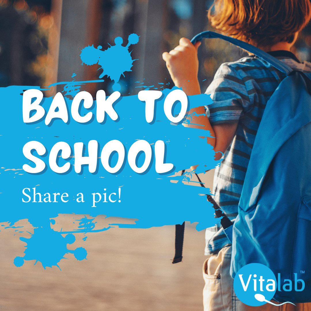We know that days like this can be hard for #infertility patients still on the Journey, but for those who have completed the #ttcjourney with us it is such a monumental day. Please share your #firstdayofschool pictures &amp; provide hope for others! vitalab.com