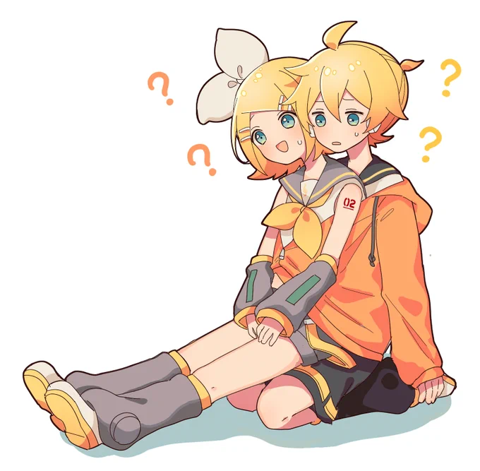暖かそうな鏡音を描こうと思っただけなのに 
