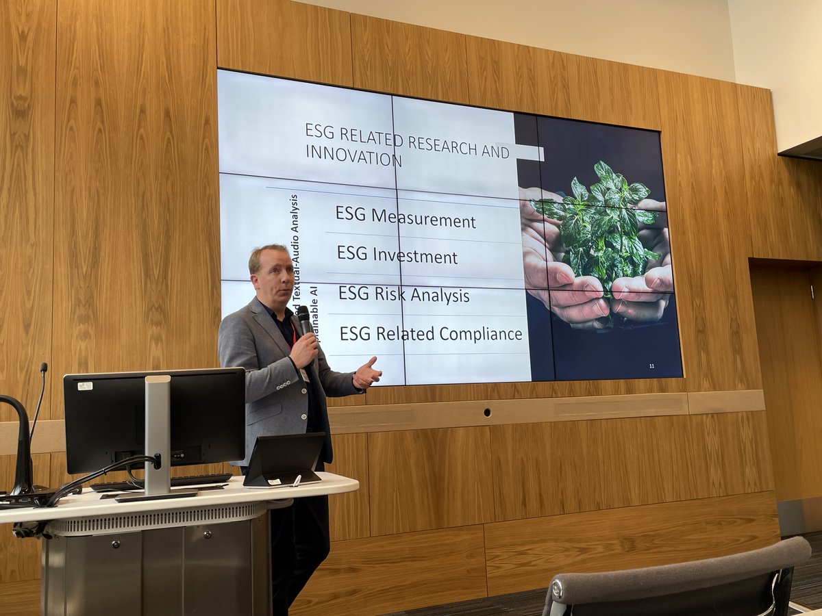 FinTech Scotland (@fintechscotland) on Twitter photo Mark Cummins from <a href="/UniStrathclyde/">University of Strathclyde</a> discusses the FinTech cluster at <a href="/UniStrathclyde/">University of Strathclyde</a> and the various ESG research and innovation projects. #fintechmeetsspace Mark Cummins from <a href="/UniStrathclyde/">University of Strathclyde</a> discusses the FinTech cluster at <a href="/UniStrathclyde/">University of Strathclyde</a> and the various ESG research and innovation projects. #fintechmeetsspace