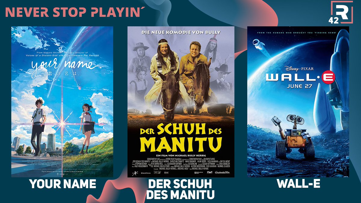 Am nächsten Dienstag ist wieder Movie Night.🎬
Da die Anime Night gut lief gibt es ab sofort auch immer ein Anime Film zur Auswahl für alle Anime Fans da draußen!

📅 Dienstag, 17.01 20:00
📍   r42.gg/Discord