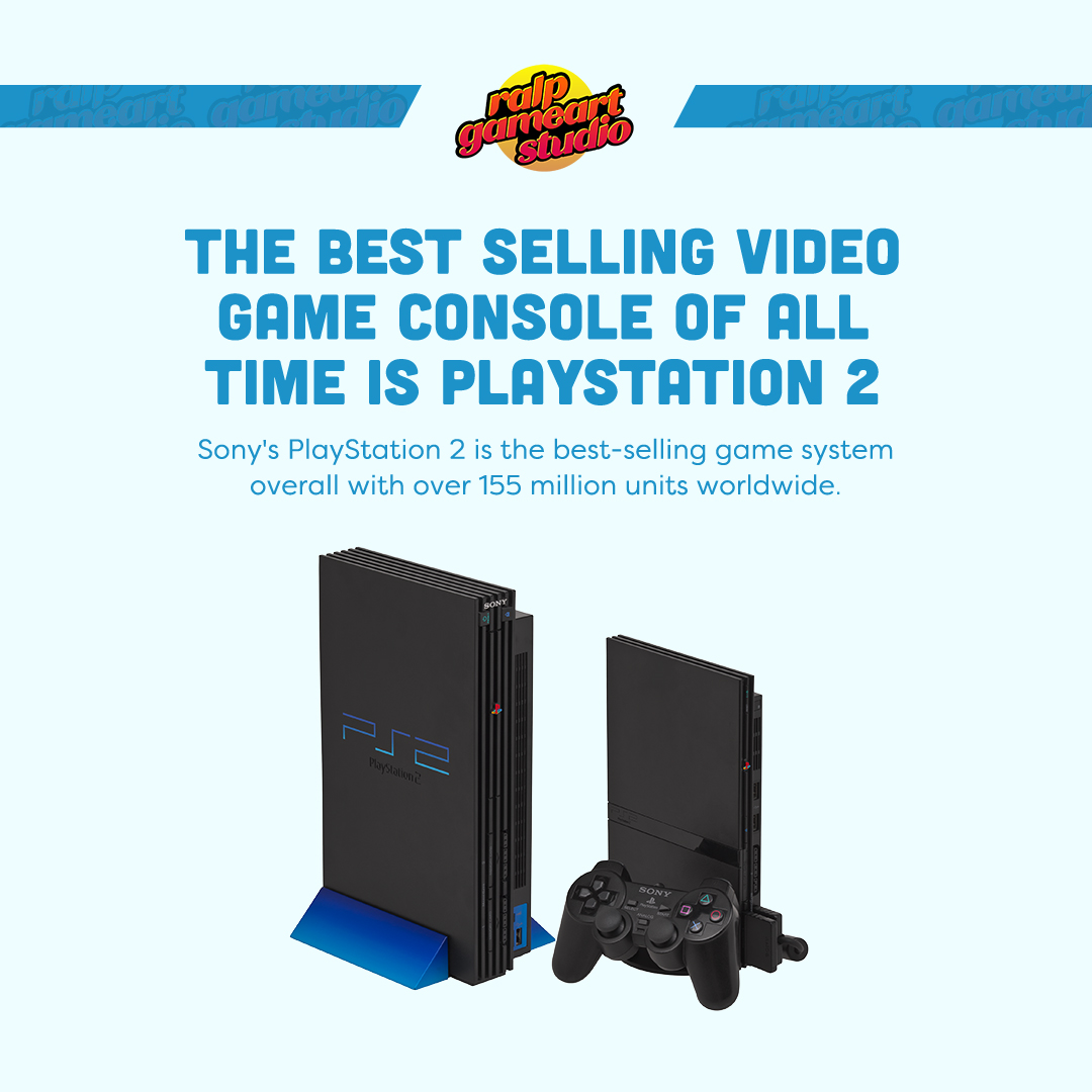 ralpgames's tweet photo. Did You Know? Sony's PlayStation 2 is the best-selling game system overall with over 155 million units worldwide.
Visit our website for more information
https://t.co/DoU7nFPdBJ
#Ralpgame #Ralpgames #nft #nftgames #3D #3DArt #videogames #videoedits #videoproduction #videoediting https://t.co/S487jKbEaa