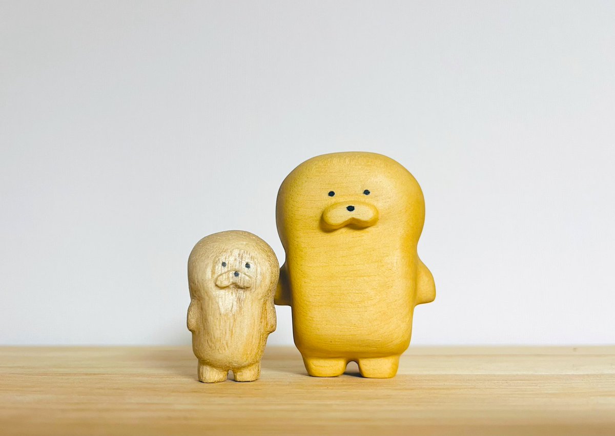 あざらし彫りました