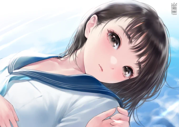 「片翼のエトワール」ロングヘアーのヒナちゃんを描いてみた#ブルリフ #白井日菜子 
