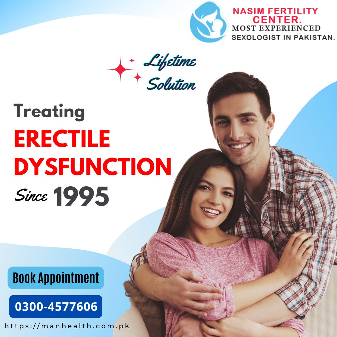 Now You can get rid of Erectile Dysfunction permanently! And, that too, in 10 weeks or less💞

✅ Diplomate of the American Board of Sexology (USA)
✅  Significant number of research papers and journals published in (USA), CST, HSC (Hong Kong), CART (MALAYSIA), and CART (CHINA)