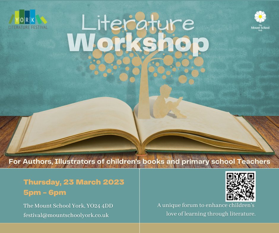 Stairwell Books (@stairwellbooks) on Twitter photo .<a href="/YorkLitFest/">York Literature Festival 📚</a> Thurs 23 March Workshop: Primary school teachers, illustrators, authors of children’s books. Pass this on too! The Mount School, York from 5pm to about 6.30pm (ignore “6pm” end time pls; so much to discuss and share!). forms.office.com/e/PT3vjfmENZ or QR code on poster .<a href="/YorkLitFest/">York Literature Festival 📚</a> Thurs 23 March Workshop: Primary school teachers, illustrators, authors of children’s books. Pass this on too! The Mount School, York from 5pm to about 6.30pm (ignore “6pm” end time pls; so much to discuss and share!). forms.office.com/e/PT3vjfmENZ or QR code on poster