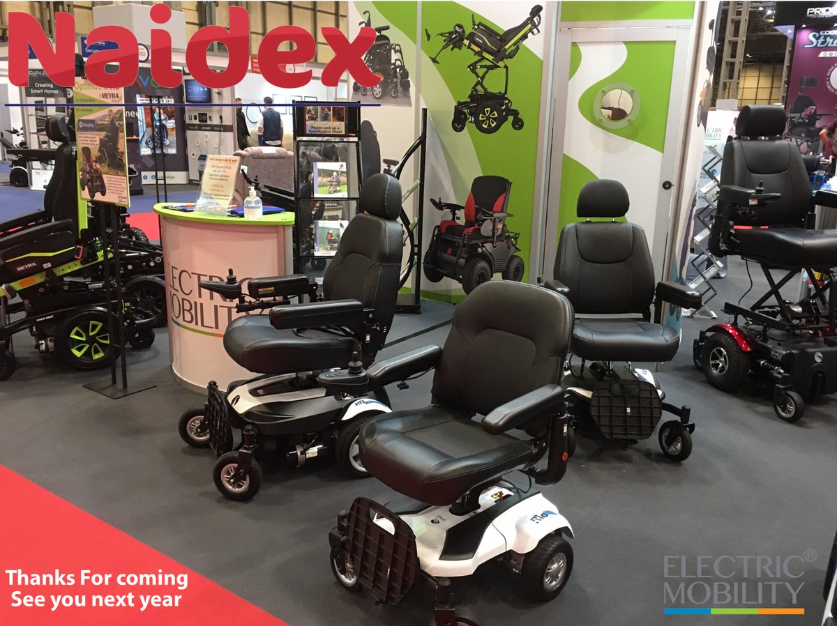 Thank you to the organisers of Naidex 2023 for a wonderful event. Another busy &amp; successful event for the Electric Mobility Team with demonstrations.  We really enjoyed seeing &amp; talking to everybody who attended. Which Rascal or CosiChair products did you enjoy seeing the most?