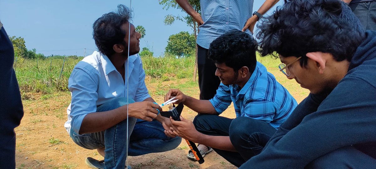 wingsofaero's tweet photo. Model Rocket Flight Testing at Wings of Aero by our Trainees from Chennai...
They experienced on

1) Designing a model Rocket.

2) Fabricating rocket body and fuel, Igniter.

3) Flight Testing of Model Rocket.

#flighttesting #modelrocket #training #wingsofaero #aerospace https://t.co/UuLx4p3VIJ
