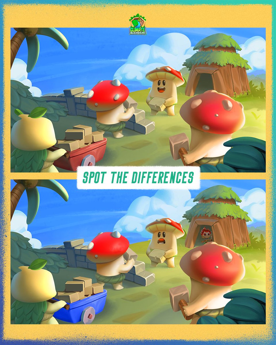 KOKO___AI's tweet image. Guardians, we need your help! 🙏
There are 5 differences in these two photos,
can you spot them? 🧐
Answers will be revealed tomorrow!
 #Climateguardians #refi #game #updates