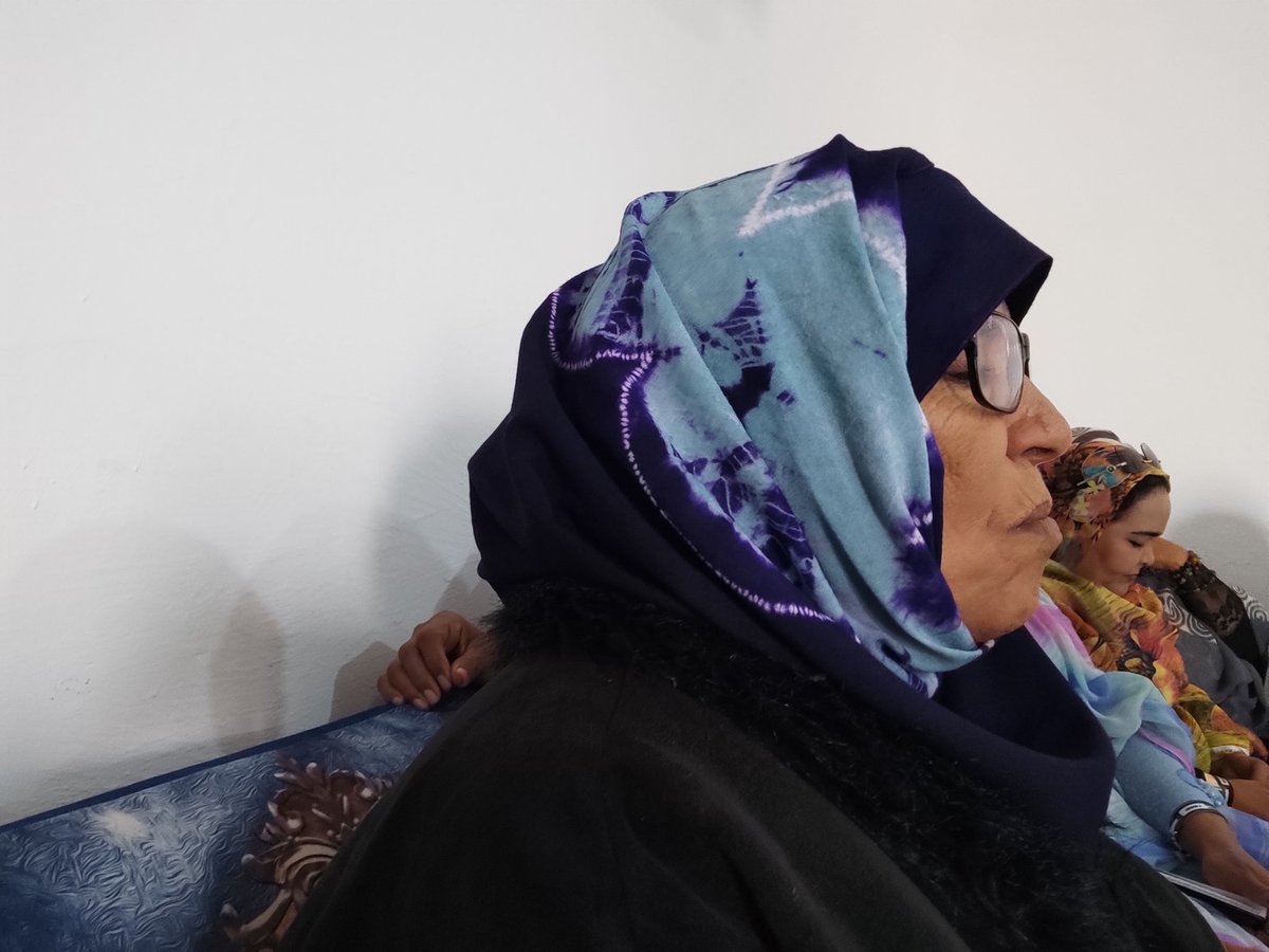 Jadiyetumohtar's tweet photo. #Conclave de #MujeresSaharauis para debatir y tratar temas relativos a la importancia de la participación #politica en el movimiento de liberación #FPOLISARIO y en las instituciones de la #RASD vísperas de la celebración del 16 congreso del #Polisario que se celebra el 13 d enero https://t.co/pLbVJSwAKE
