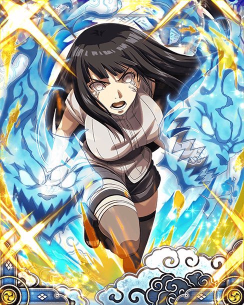 LadyDodo337's tweet photo. Hinata using her twin lion fists in official cards will always be special😩 https://t.co/U9MAbhRydx