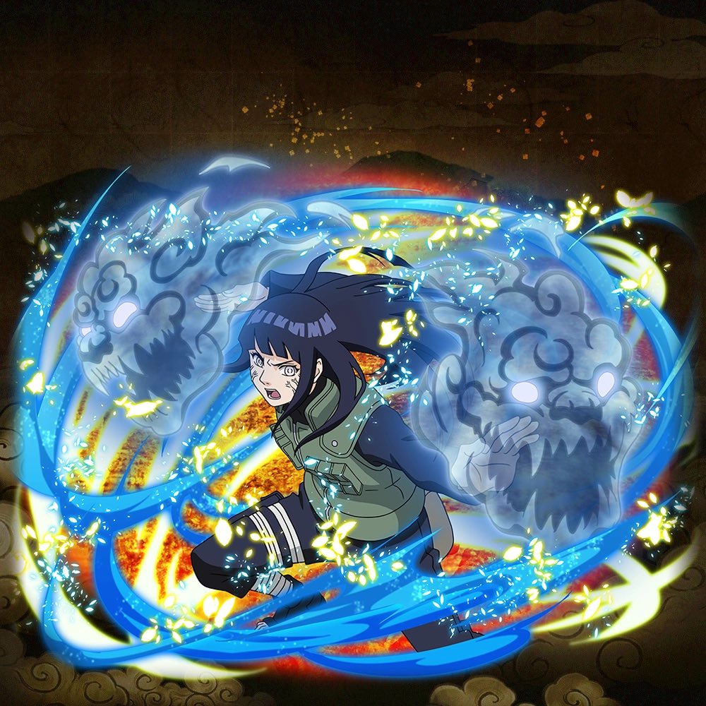 LadyDodo337's tweet photo. Hinata using her twin lion fists in official cards will always be special😩 https://t.co/U9MAbhRydx
