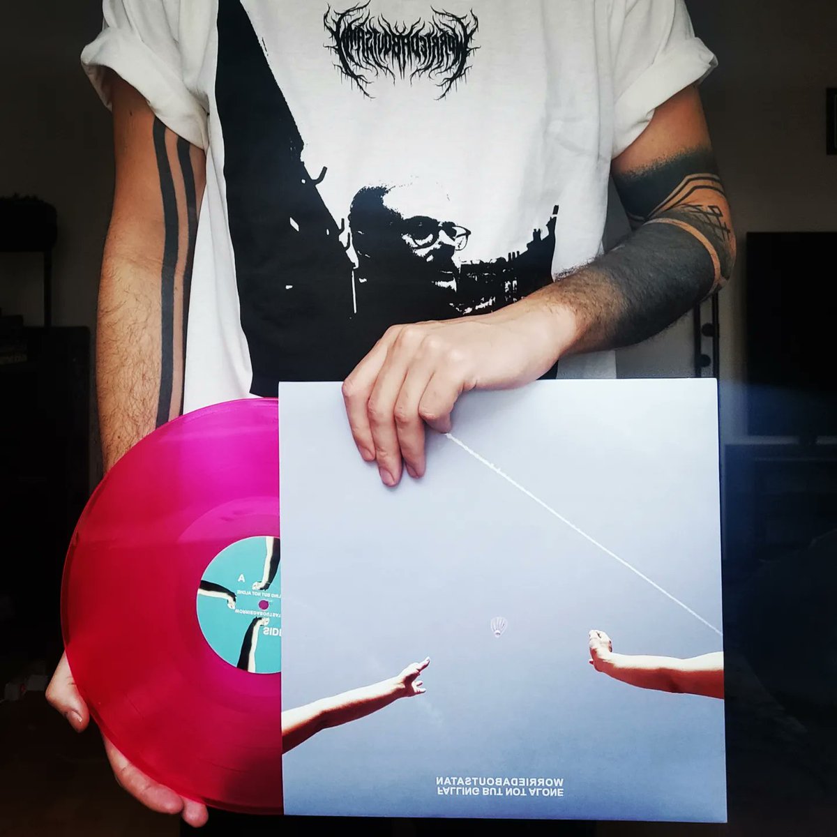 wolvesvibrancy's tweet photo. 💜 @teamsatan shirts arrived 💜

And turned out perfectly!

If you haven't preorder your bundle now 🖤

https://t.co/0eNQ8Yza82

#ambient #electronica #vinyl https://t.co/SVNtctXgeJ