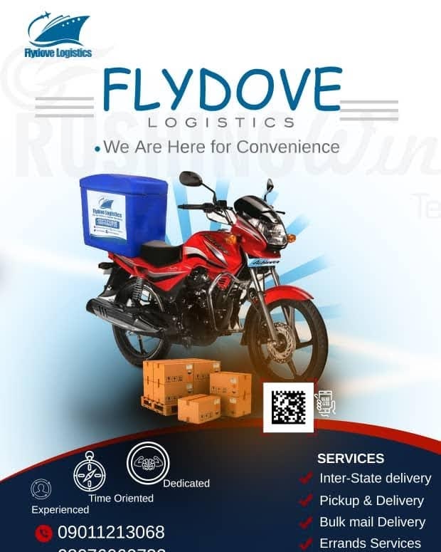 flydovelogistic's tweet photo. We are always here for your convenience.

Let's handle all your Deliveries.

For booking 👇👇👇
☎️ 08076060732
WhatsApp: 09011213068 or 09094268846 https://t.co/vU1hQxNymx