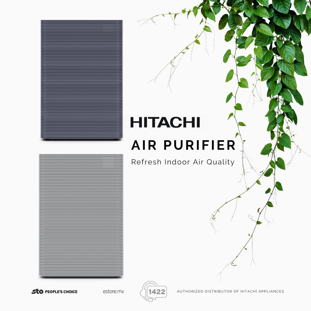 stopcmv's tweet photo. ▫️Hitachi Air Purifiers
A new vision of #CleanAir designed to fit the #elegance and #harmony of your home or office environment 🍃 

📍STO People's Choice 
eSTOre ➡️ https://t.co/89CPQKh2F4 https://t.co/cXMk6IjavZ