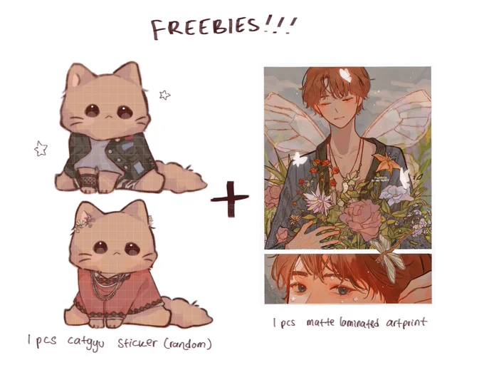 pre order exclusive freebies!!! ✨✨✨ 