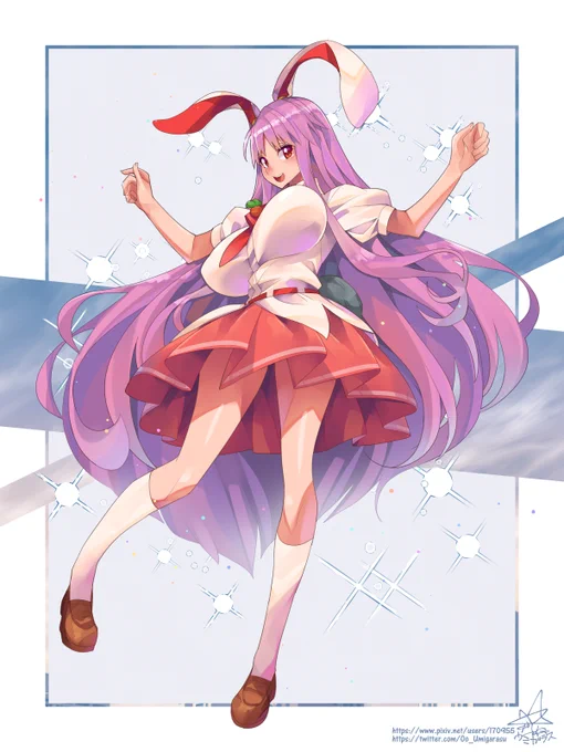 兎年なので鈴仙さん🐰

#東方Project 
#鈴仙・優曇華院・イナバ 