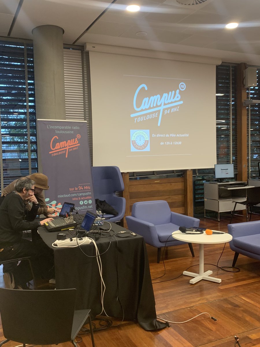 // LA MIDINALE //
Aujourd’hui, pour la Midinale, la Médiathèque José Cabanis accueille le plateau de Campus FM. 
Au programme : entretien avec Jacques Cantier à l’occasion du centenaire de José Cabanis.
