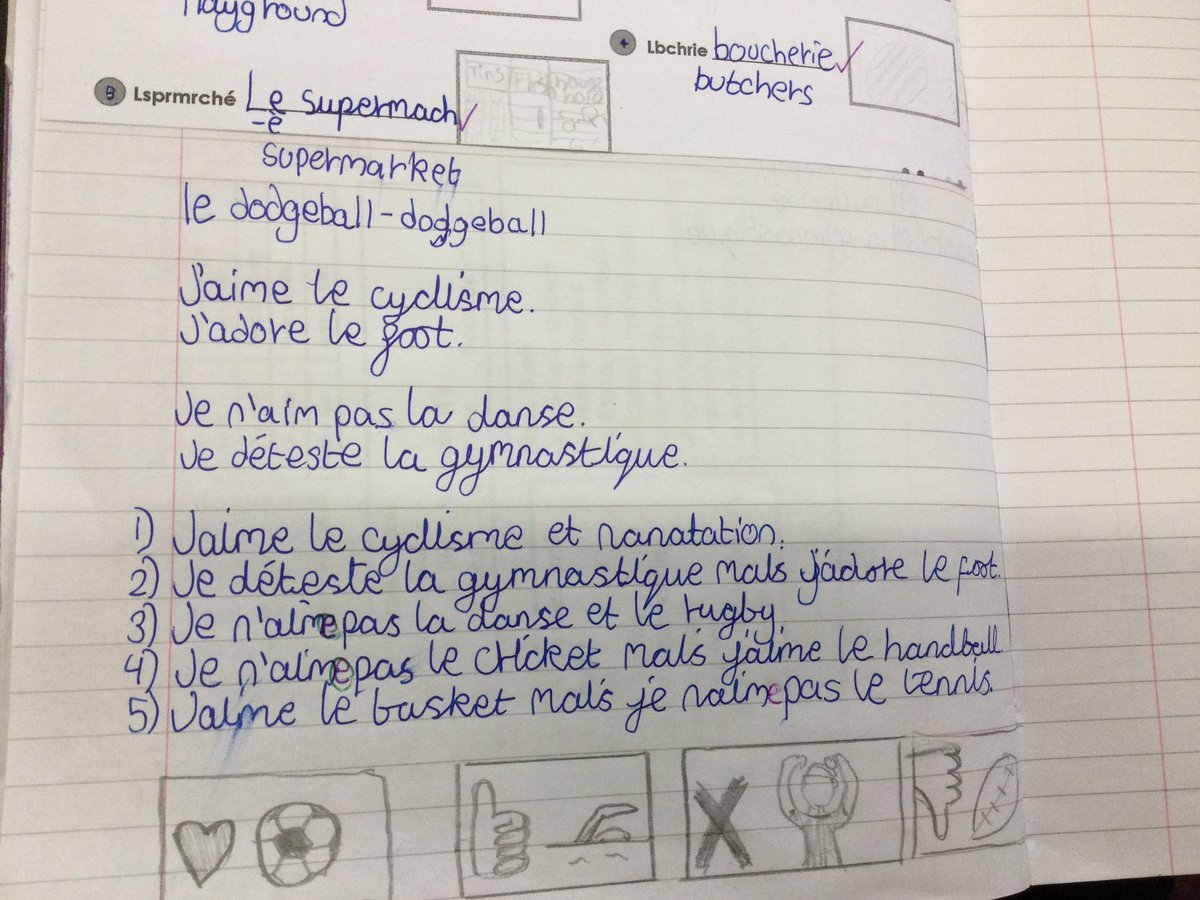 StrettonStMatts's tweet photo. Year 6 are enjoying learning about sports. #SSM #SSMYear6 #SSMFrench @network_primary https://t.co/aRdn6O7frW