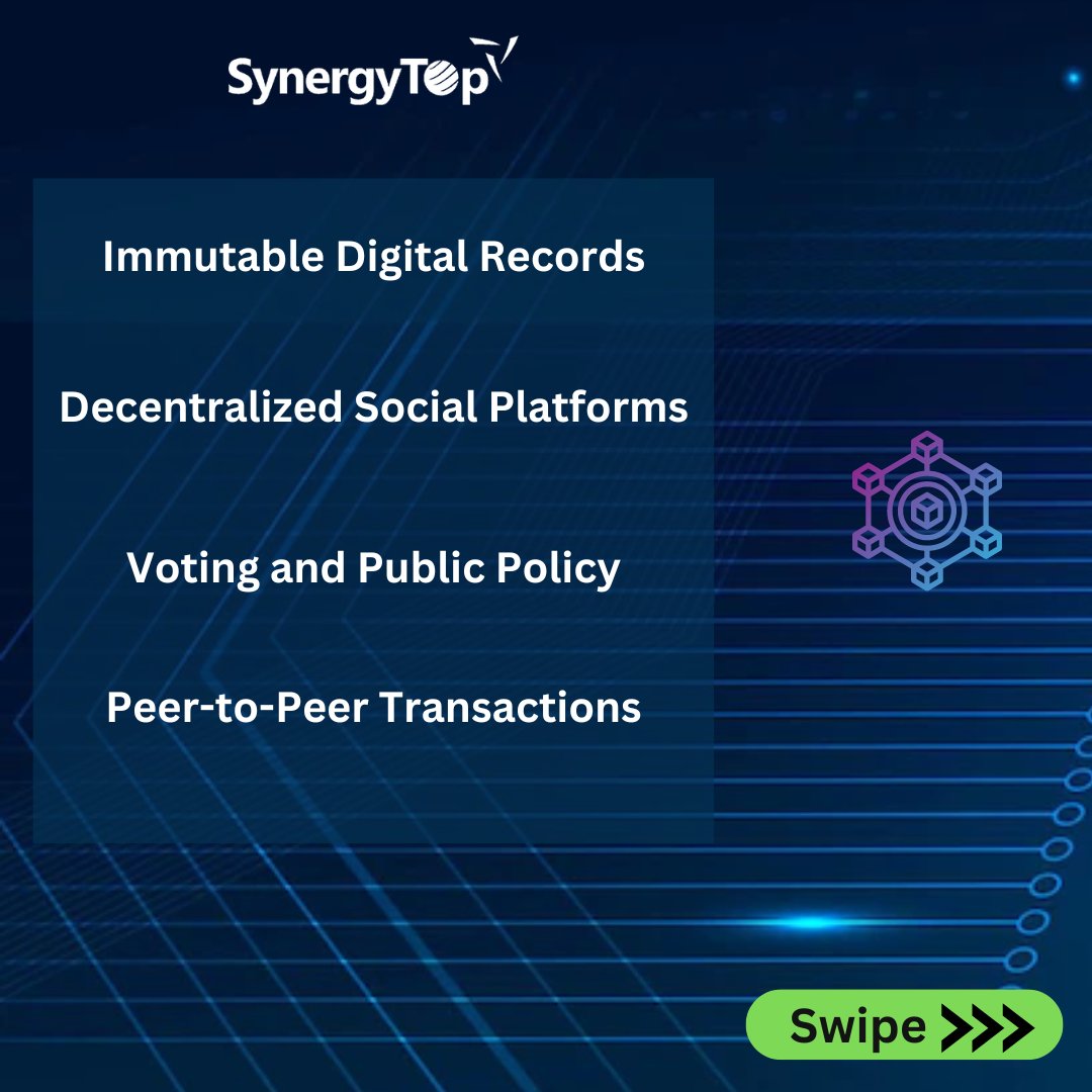 SynergyTopUSA's tweet photo. Do you know which sectors leverage these #Trending technologies most often? Find out the key use cases for the top trending #technologies of 2023. Swipe it..
#toptechnologies #ArtificialIntelligence #VirtualReality #blockchain #IOTN #Sustainability #TechTrends #UPDATE #synergytop https://t.co/oHQfGo2hBS