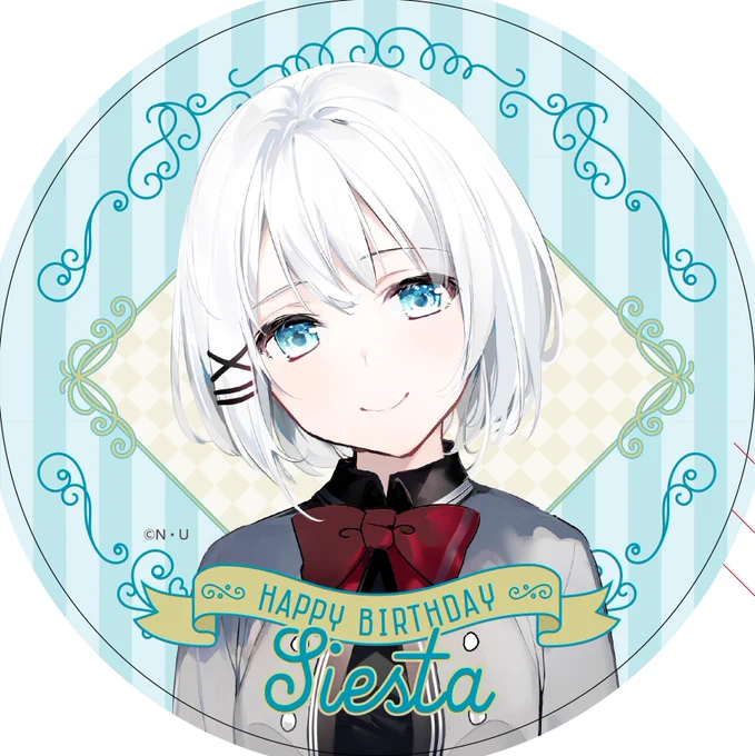 【予約期間は1/13まで】『シエスタ生誕祭2023』用のシエスタバースデーケーキとグラス&スパークリングドリンクセットが予約受付中!予約期間は残り2日なので以下URLをご確認ください～!ケーキ(SS特典付き!):グラス&ドリンク: 