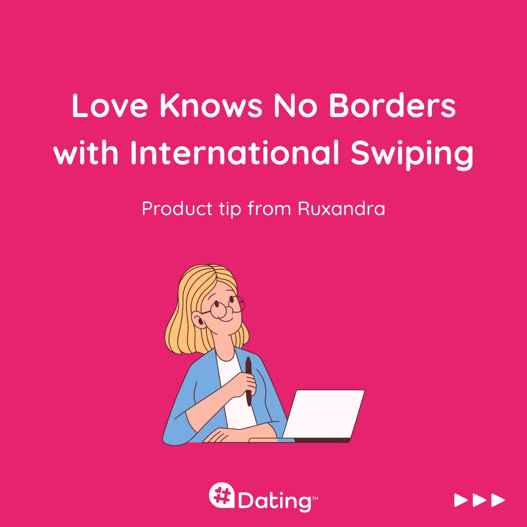 HashtagDatingHQ's tweet photo. At #Dating we know that many relationships exceed the geographical borders of a country and that love can travel the world! ✈️ That’s why we developed a feature that helps people explore international profiles and find love internationally 🌎
https://t.co/oHv03bCCjh https://t.co/cBcSHn4ddM