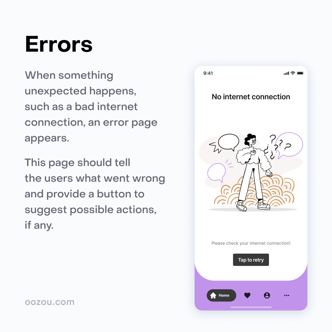 oozou's tweet photo. Don't let empty states ruin the user experience of your product! 🙅♀️
When there is nothing to display, use these 4 useful approaches to tackle those blank moments and keep your users engaged. 👊
#emptystates #userexperience #uxdesign #userexpereince #usercentric #uxtip https://t.co/m7t3i5MykR