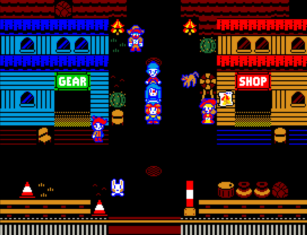 MilanPires's tweet photo. Introducing: Dome RPG! 🌞🌚

🔮Explore a strange world with unique visuals!
🤡Meet new friends and foes!
🟥Find out the secrets behind this world!

#pixelart #rpgmaker #gamedev #indiedev https://t.co/C6kNdq2LKK