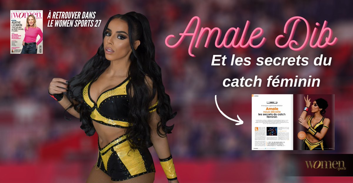 WomenSports_fr's tweet photo. 🤼♀️ Amale Dib est dans le nouveau #WOMENSPORTS 🤩 La jeune femme nous dévoile les secrets du #catch féminin dans une interview exclusive, à lire dans le #WS27 😍➡️ https://t.co/BHreJNIaVf https://t.co/zkt0PZ0fGc